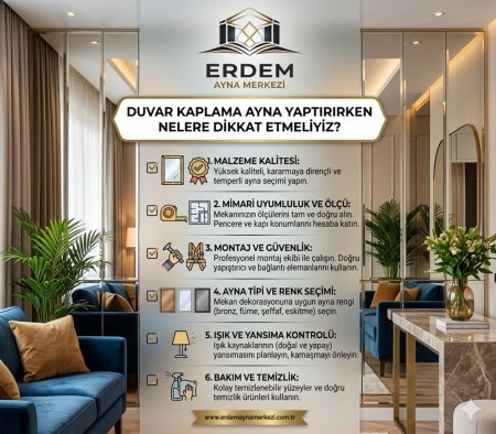Duvar Kaplama Ayna Yapt�r�rken Nelere Dikkat Etmeliyiz?